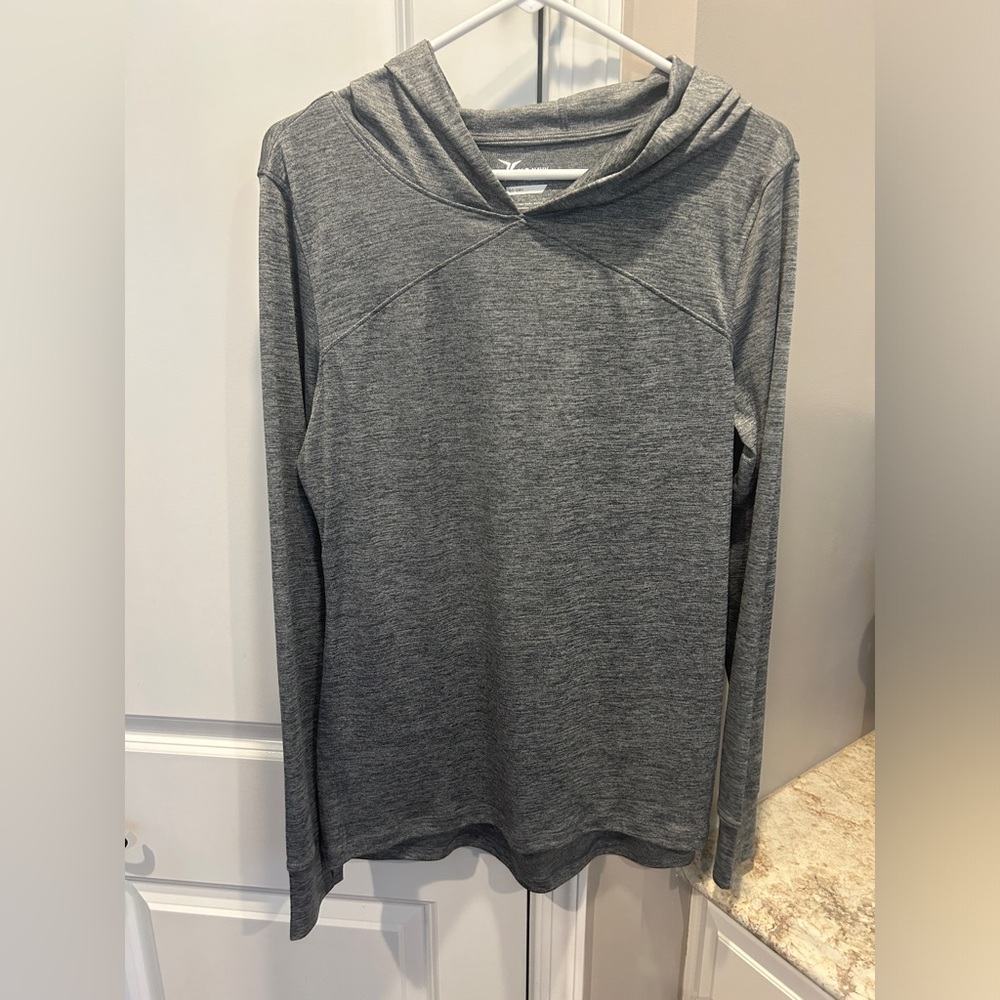Old Navy Active Hoodie Womens Large Gray Long Sleeve